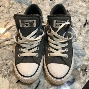 7.5 Gray Converse used good condition